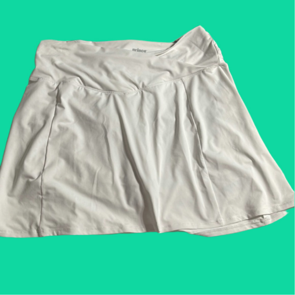 NWT Prince white tennis skirt